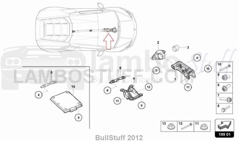 2020 Lamborghini HURACAN PERFORMANTE COUPE AUSTRALIA BEARING PIECE (199.01.00)